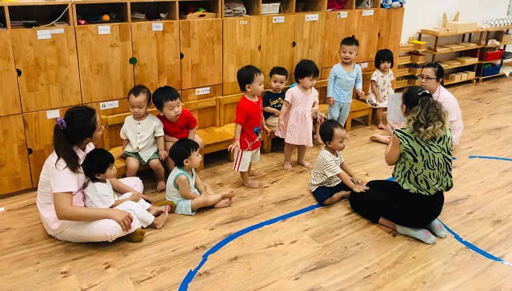 Chương trình học dành cho bé từ 15 tháng đến 3 tuổi