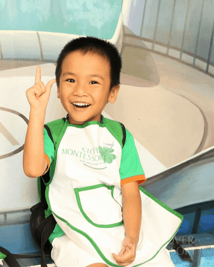 Sự phát triển của con sau 1 năm học tại Clover Montessori